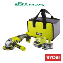 SMERIGLIATRICE ANGOLARE RYOBI 18V MOD.R18AG - 140S